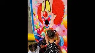 James Cheng and Jacqueline Cheng kids festival clown 🤡balls games children playground community ctr