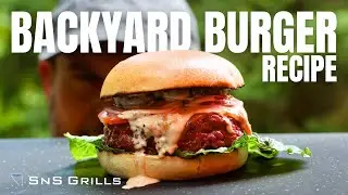 The Best Homemade Burger Recipe - Easy Backyard Burger Recipe #bbq #burger