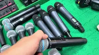 Micro dây và micro không dây hàng ebay về