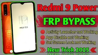 REDMI 9 POWER FRP BYPASS | Mi 9 POWER FRP BYPASS | REDMI 9 POWER FRP BYPASS MIUI 12.5 