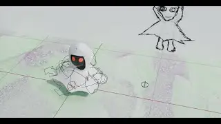 From 2D Sketch to Stunning 3D Model in Blender – Speed Tutorial #blender #modeling #rigging #3dart