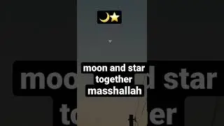 moon and star together 