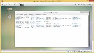 Lession 3: Linux Command Line - Video 9: Rename Files and Directories using the mv command