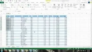 Excel Tables Tutorial #3 How to Create and Use Excel Tables 2013 2010 2007