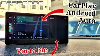 CarpodGo T3 Pro Review: Best Portable Wireless CarPlay & Android Auto Screen