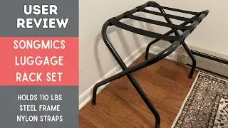 Easy Guest Room Upgrade! Testing SONGMICS Luggage Rack