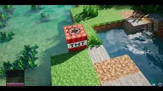 UnrealCraft Infinite - A voxel world in Unreal Engine 5.3 : Liquid Propagation WIP