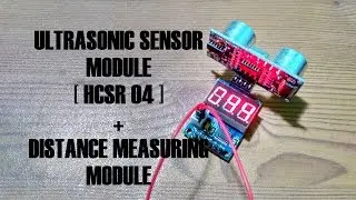 ICStation Ultrasonic Module HCSR04 + Distance Measuring Range finder Module Test