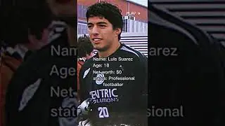 Luis Suarez before and after fame #football #luissuarez