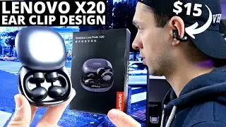 Lenovo X20 REVIEW: Ear Clip Earbuds Are Something Different!