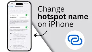 How to change hotspot name on iPhone