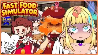 Who let these Vtubers own & manage a fast food restaurant!?