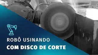 Usinagem de Pedras com Robô utilizando Disco de Corte | Programado com SprutCAM