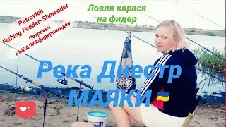 Река Днестр МАЯКИ (ловля карася на фидер)