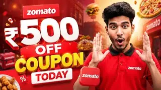 🔥 ZOMATO COUPON CODE TODAY 🍔💸 Get ₹500 OFF Instantly 😱 Best Zomato Offers & Promo Codes 2026