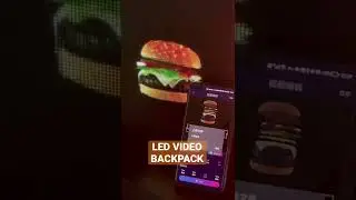 #ledbackpack #ledpack makes a different display...
