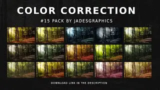 Photoshop Color Correction Pack | Designed By @Jadesgraphics