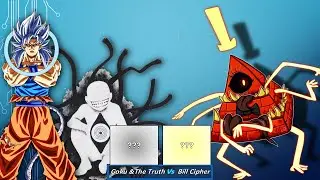 Goku & The Truth Vs Bill Cipher  Power Level