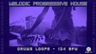 Melodic progressive house drums loops - 124 Bpm