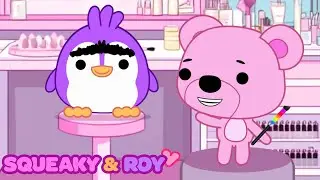 Squeaky & Roy | Eyebrow makeover?! 😱  | Cartoons and videos for kids | #magic