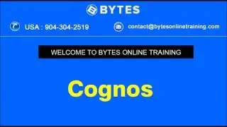 Cognos Online Training Tutorials