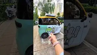 PROS of a mini ELECTRIC Car in the Parking Lot 