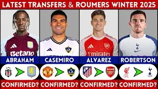 🚨 LATEST CONFIRMED TRANSFER AND RUMOURS WINTER 2026 | ABRAHAM, ALVAREZ, CASEMIRO, ROBERTSON.......