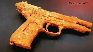 Rusty Restoration beretta Pistol - Restoration Guns