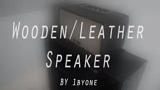 1byone HIFI Wooden/Leather Bluetooth Speaker + Adjustable Bass and Treble!!
