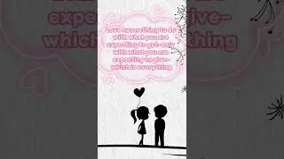 Love has nothing to do with what you are
