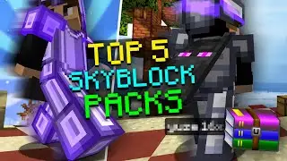 The TOP 5 Skyblock RESOURCE PACKS!