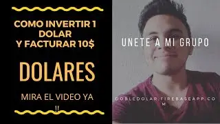 AQUI puedes invertir UN DOLAR paypal  y facturar MUCHO MAS - alexander hurtado