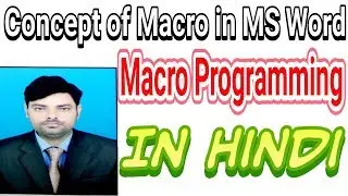 Macro Programming Using VBA - Macro Programming - VBA Tutorials - Macro Tutorials - Advanced Excel