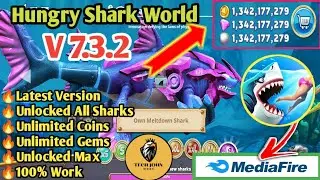 HUNGRY SHARK WORLD MOD APK 7.3.2 🦈 | Unlimited Gems/Money + All Sharks Unlocked! 2025!