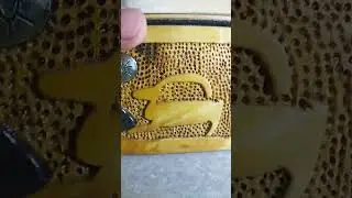Шкатулка, резьба по фанере, работа по металлу и стеклу.