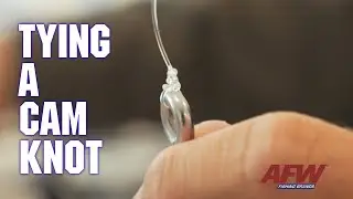 How to Tie a Cam Knot with HI SEAS Fluorocarbon Leader