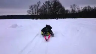 Снегоход и плюшка