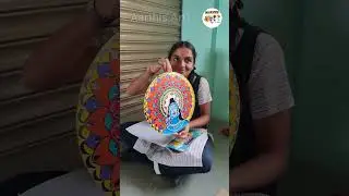 Sivan lippan art craft l aadhiyogi lippan painting l mdf board craft  #shorts #diy #craft #crafts