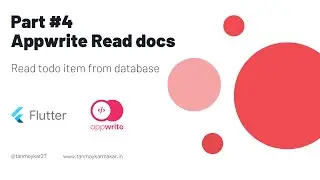 Part 4: #appwrite Read document from Database with #flutter