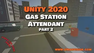 Gas Station Attendant Fuel Up Car 2 (Unity 2020)