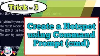 Create a WiFi Hotspot using Command Prompt  | Command Prompt tricks