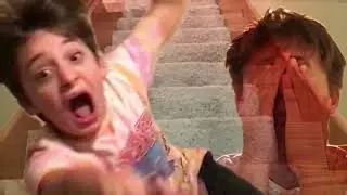 falling down the stairs