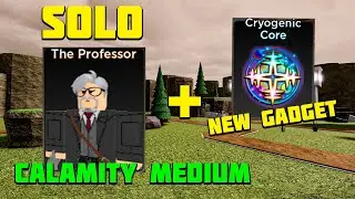 Solo Only Professor Calamity Medium - Roblox SCP Tower Defense