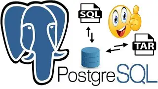 How To Take Database Backup As TAR File And SQL File Using pgAdmin 4 | PostgreSQL 14 || Akram Sohail