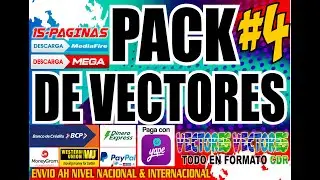📥PACK #4 DE VECTORES📎/ARCHIVOS PARA PLOTTER DE CORTE/🌀