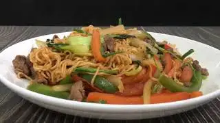 Home Cooking | Mì tôm xào bò