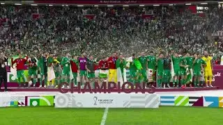مراسم تتويج المنتخب الجزائري بكأس العرب