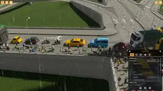 follow the MASSIVE crowd of people in Cities skylines 2