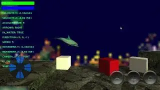Ecco the Dolphin Remake (Godot Engine, Aug 2023 early alpha) from Sega Genesis/Mega Drive
