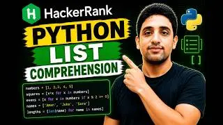 🔥 HackerRank Python List Comprehension | Easy Explained (Step-by-Step)